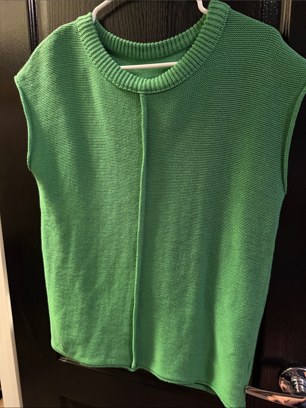 Green Knit Sleeveless Top - NWOT - Picture 3 of 4